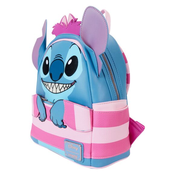 Loungefly Disney Stitch In Cheshire Cat Costume Exclusive Cosplay Mini Backpack